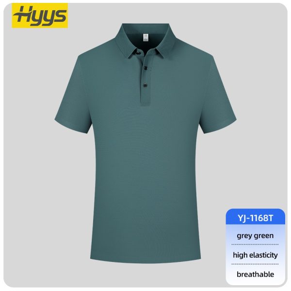 Seamless high-elastic workwear POLO shirt