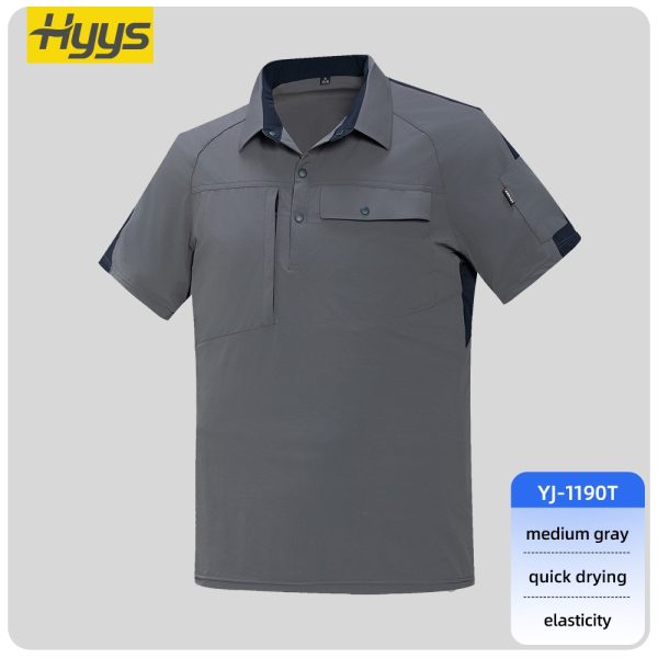 Quick-drying short-sleeved Uniform Work T-shirt Suit
