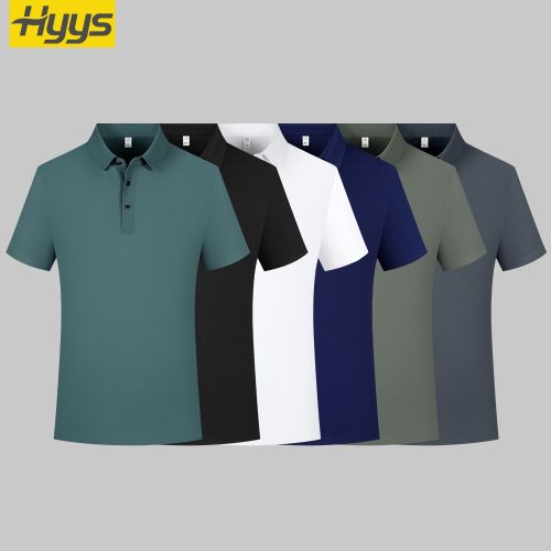 Seamless high-elastic workwear POLO shirt