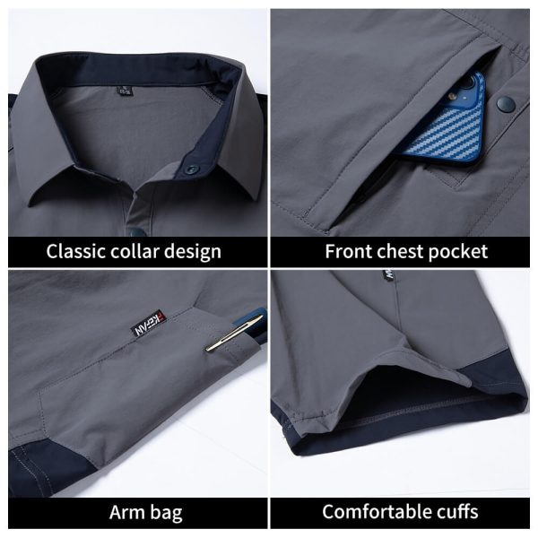 Quick-drying short-sleeved Uniform Work T-shirt Suit