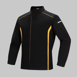 Veste extérieure en molleton extensible à col droit