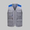 Colorblock Mesh Work Vest