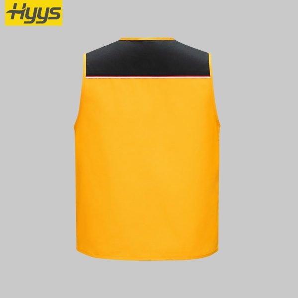 Colorblock Mesh Work Vest