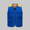 Colorblock Mesh Work Vest