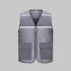 High visibility mesh work vest