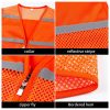 High visibility mesh work vest