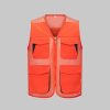 Multifunctional Colorblock Mesh Work Vest