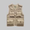 Summer mesh three-dimensional pocket work vest