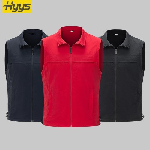 Matte cloth emergency management solid color vest