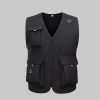 Waterproof zippered large pocket work vest