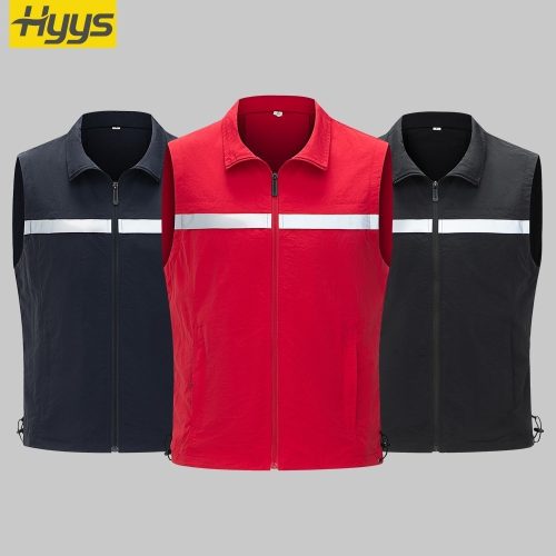 Winter high visibility anti-static work vest