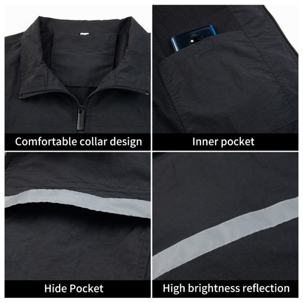 Winter high visibility anti-static work vest