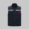 Winter high visibility anti-static work vest