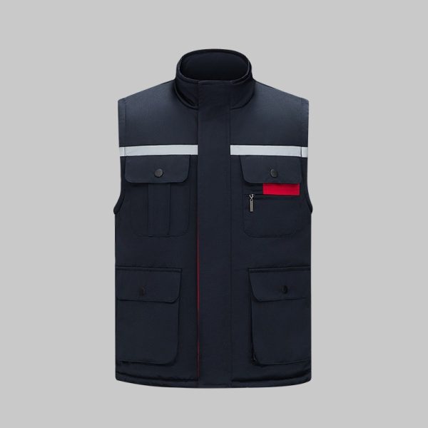 Winter high visibility anti-static work vest