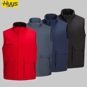Winter waterproof down work vest