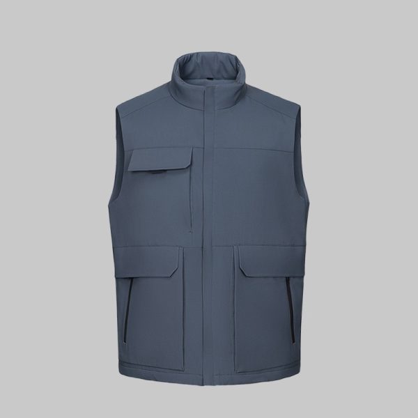 Winter waterproof down work vest