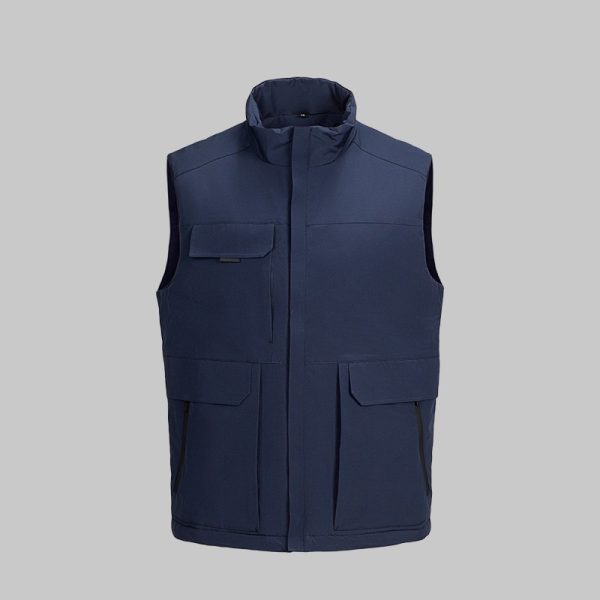 Winter waterproof down work vest