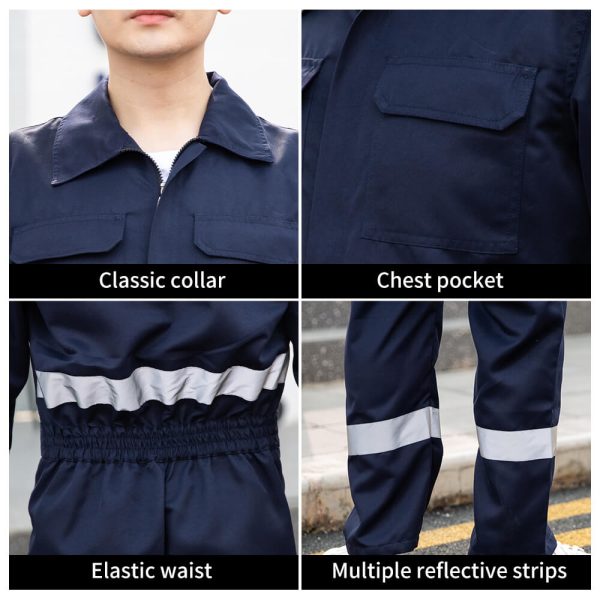 Spring and Autumn High Visibility Coveralls