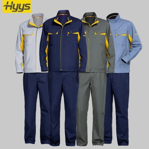 Polyester-cotton work clothes are best for spring and autumn