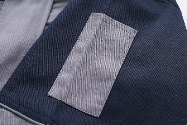 Long-sleeved polyester-cotton high-visibility work suit