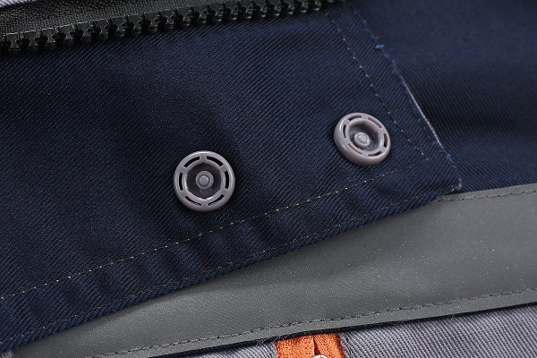 Long-sleeved polyester-cotton high-visibility work suit