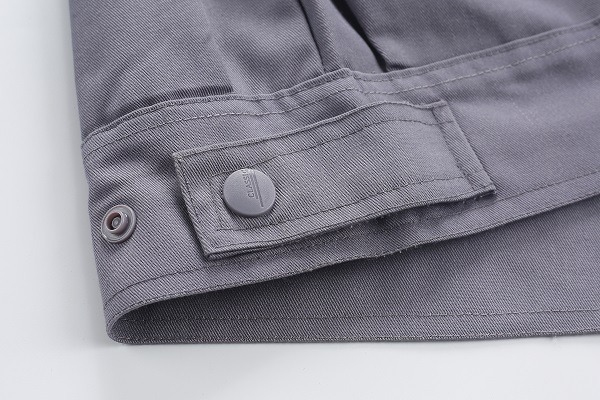 Long-sleeved polyester-cotton high-visibility work suit