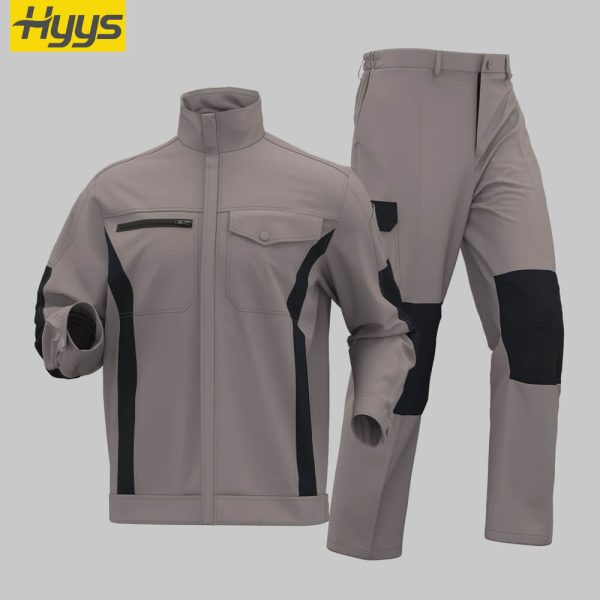 Comfortable and durable multi pocket reinforced work jacket