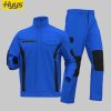 Comfortable and durable multi pocket reinforced work jacket