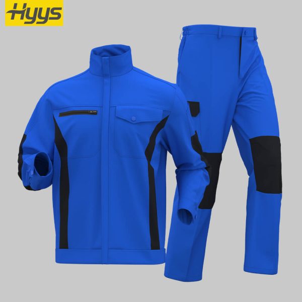 Comfortable and durable multi pocket reinforced work jacket