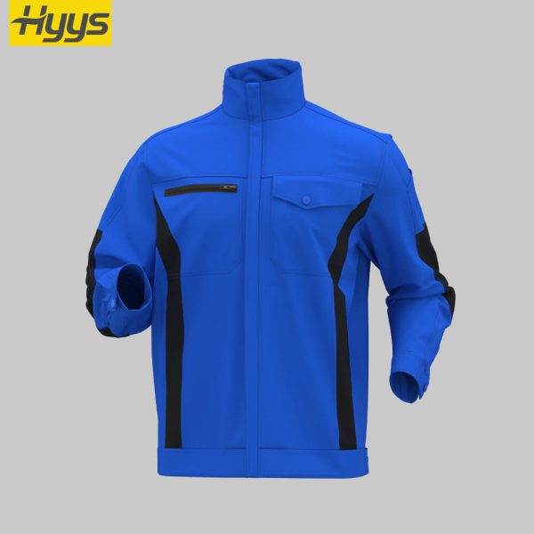 Comfortable and durable multi pocket reinforced work jacket