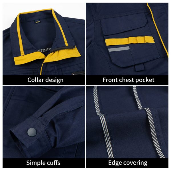 The best work clothes for spring and autumn polyester cotton