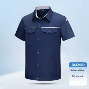 Veste chemise anti-humidité à manches courtes d'été (DM241D)
