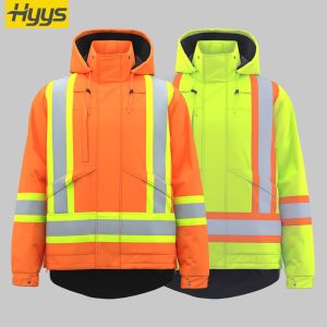 Veste d'hiver réfléchissante haute visibilité