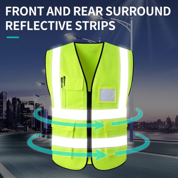 Multifunctional High Visibility Work Vest