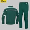 Large pocket high visibility anti-static protective clothing suit