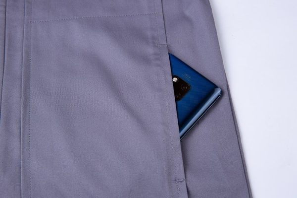 Cotton high-visibility work clothes