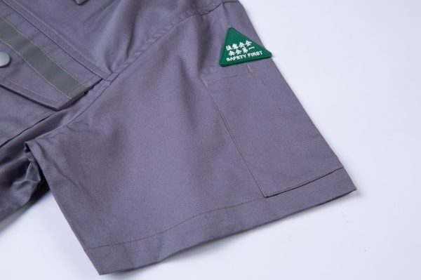 Cotton high-visibility work clothes