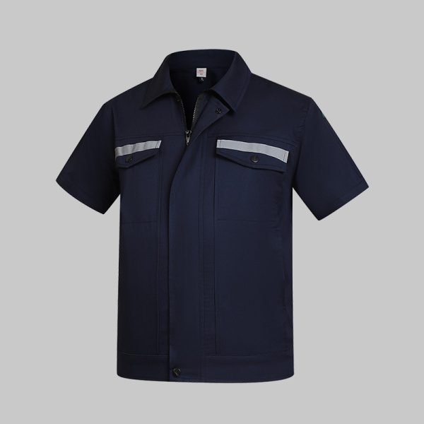 Cotton high-visibility work clothes