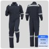 Cotton spring autumn high-visibility coveralls