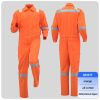 Cotton spring autumn high-visibility coveralls
