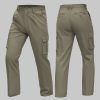 High-quality cotton six-pocket work pants