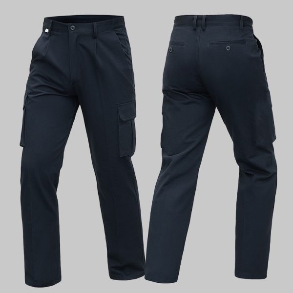High-quality cotton six-pocket work pants
