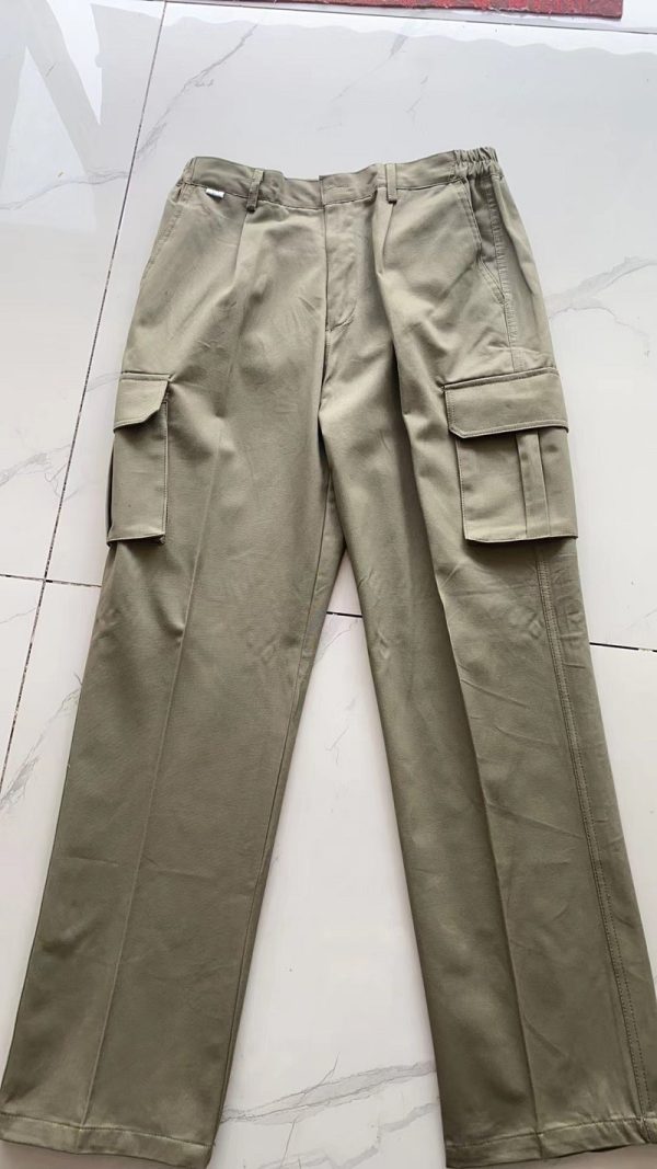 High-quality cotton six-pocket work pants