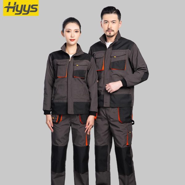 Mechanic lumberjack work clothes suit multi-pocket auto mechanic uniform