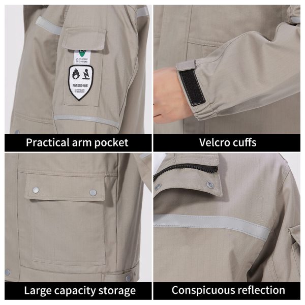 High visibility Flame Retardant Antistatic Protective Clothing