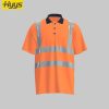 Quick-drying breathable high-visibility long and short-sleeved POLO shirts