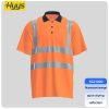 Quick-drying breathable high-visibility long and short-sleeved POLO shirts