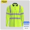 Summer quick-drying long-sleeved high-visibility lapel POLO shirt