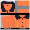 Summer quick-drying long-sleeved high-visibility lapel POLO shirt