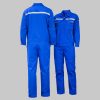 Three-dimensional pocket double-layer high-visibility anti-static work clothes suit